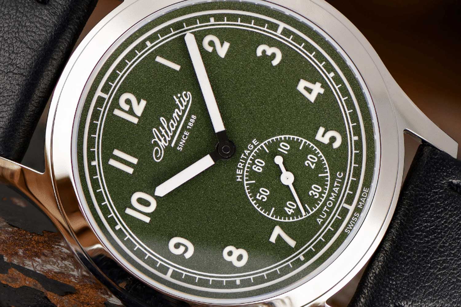 Atlantic Worldmaster Original Heritage 1951 Military Green Ref. 53760.41.73 – Swiss Automatic Watch with Small Seconds - Image 6