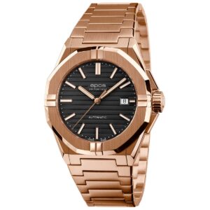 EPOS 3506 Ref. 3506.132.24.15.34 – Rose Gold PVD Swiss Sport-Chic Automatic Watch