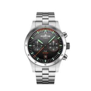 Fortis Flieger F-43 Bicompax Black  Ref. F4240004