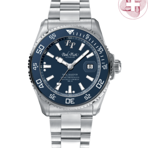 Paul Picot Mariner 5 Newton COSC Blue Dial Automatic Chronometer Swiss Watch Ref. P4353.SG.CB.4000.2614