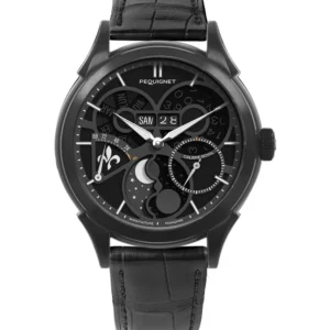 Pequignet Royale Saphir Night Black Ref. 9010854 – Calibre Royal® Automatic French Manufacture Watch