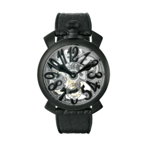 Gagà Milano Skeleton 48 Black PVD – Ref. 5312SK01B0AVBM0 – Swiss Made Mechanical Watch