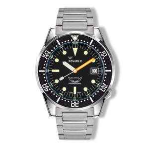 Squale 1521 Classic Bracelet Ref. 1521CL.SQ20B | Swiss Automatic Professional Diving Watch 500m