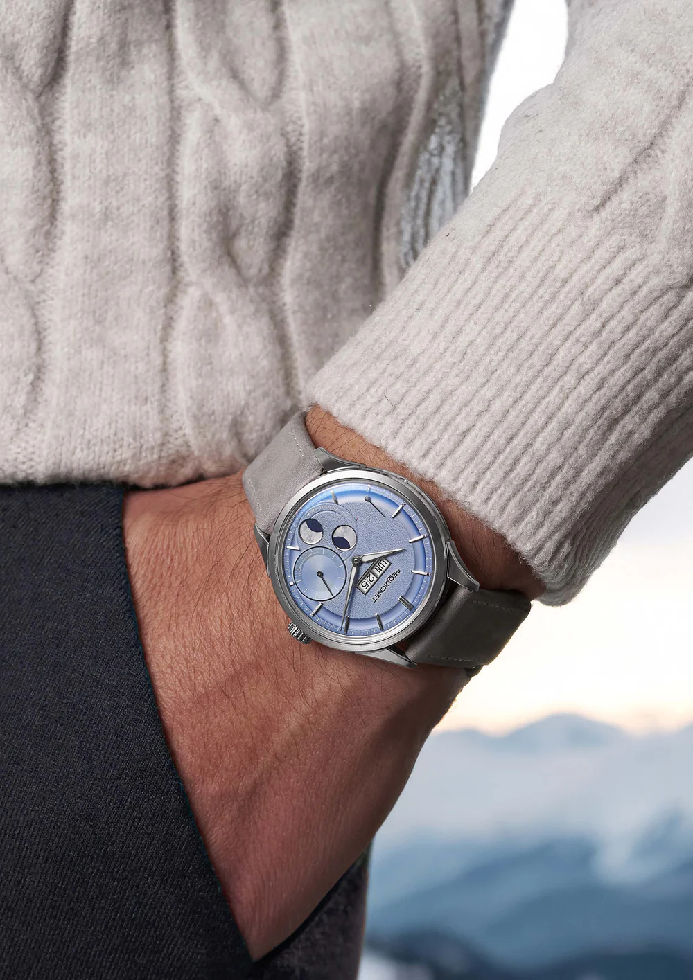 Pequignet Royale Paris 39.5 mm Ref. 9010413 – Grande Date & Moonphase Calibre Royal® Automatic Watch - Image 7
