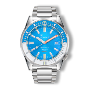 Squale Matic Light Blue Bracelet Ref. MATICXSE.SQ22L | Swiss Automatic 600m Diving Watch