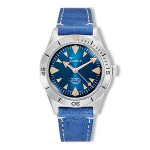 Squale Super-Squale Big Arrows Blue Leather Ref. SUPERSSABL.PBL | Swiss Automatic Heritage Diving Watch