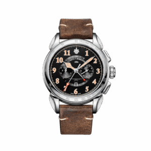 Cuervo y Sobrinos Vuelo Emilio Carranza Chronograph Ref. 3201.1CN | Swiss Automatic Pilot's Chronograph 44mm