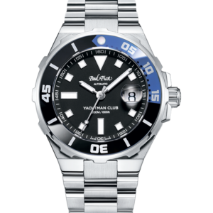Paul Picot Yachtman Club Blue Bezel Automatic Swiss Watch Ref. P1251NB.SG.4000.3614