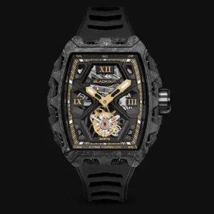 BLACKOUT XP1 TOURBILLON LT CENTURION Flying Tourbillon in Luminous Forged Carbon