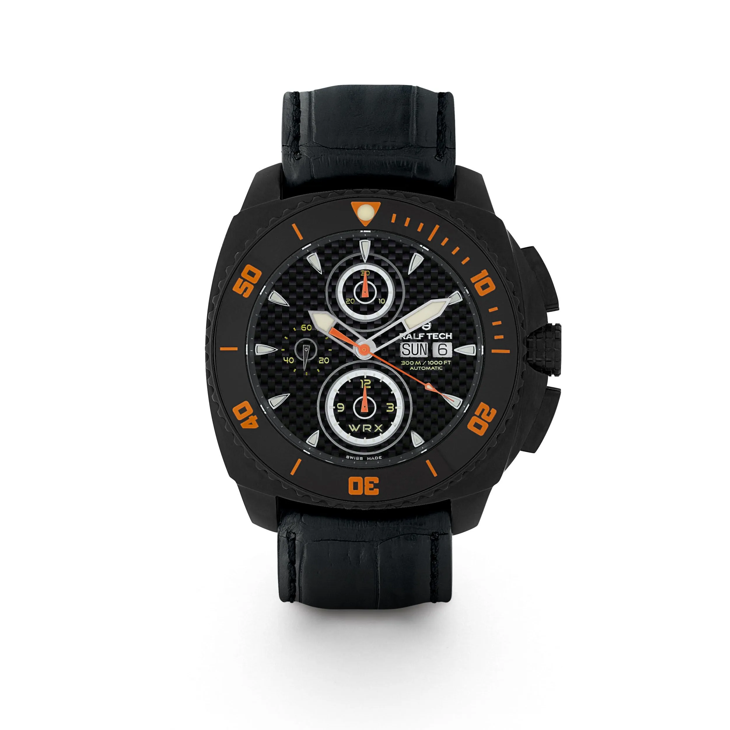 RALF TECH WRX3004 Automatic Chronograph Night – Swiss Made Professional Chronograph – Limited Edition 250 Pieces