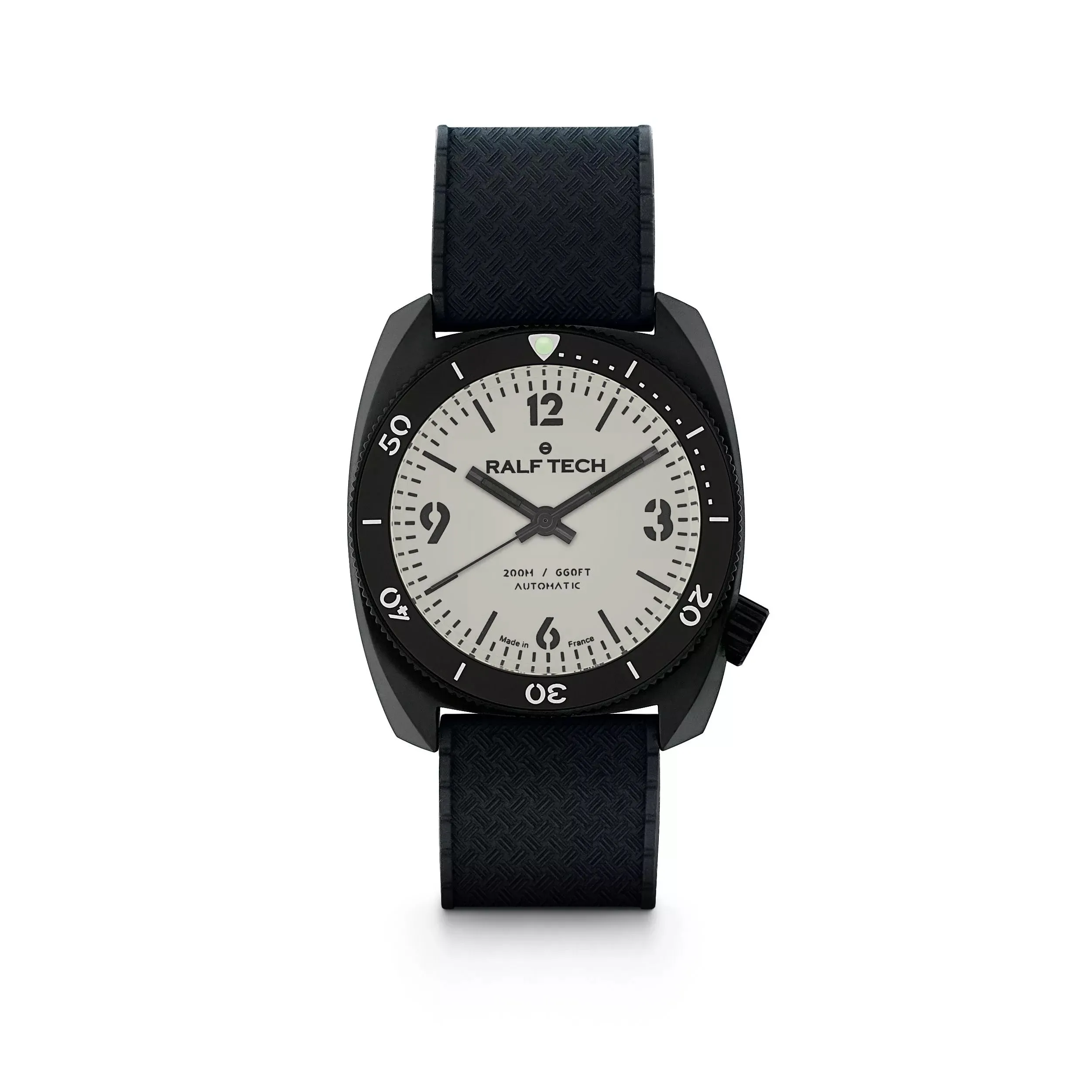 RALF TECH WRB1104 Automatic Black Ecume – French Automatic Diving Watch – Limited Edition 100 Pieces