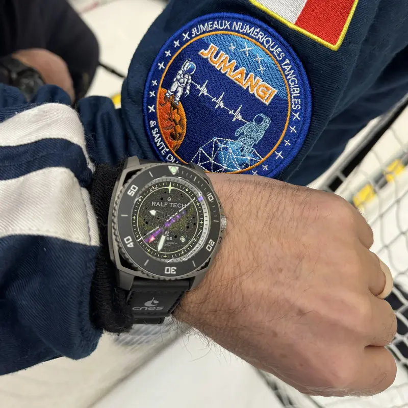 RALF TECH WRX4103 Galaxy Millenium x CNES – French Electric Professional Watch – Limited Edition 100 Pieces - Image 2