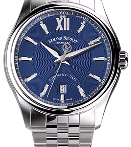 Armand Nicolet M02 Ref. A740A-BU-BMA22740A Swiss Automatic Watch – 41 mm