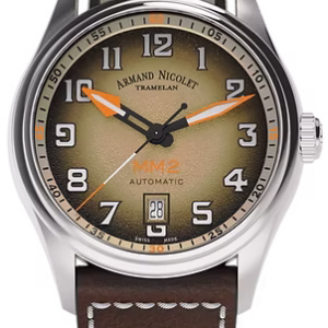 Armand Nicolet Pilot Ref. A740P-KA-BP22641MAC Swiss Automatic Pilot's Watch – 41 mm
