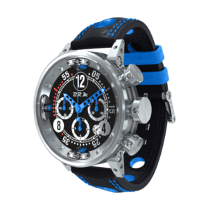 BRM V12-46-SA Medium Blue French Automatic Chronograph – Bold Racing Presence