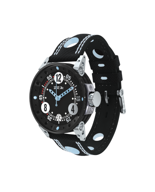 BRM V7-38 Black & Light Blue Automatic Racing Watch