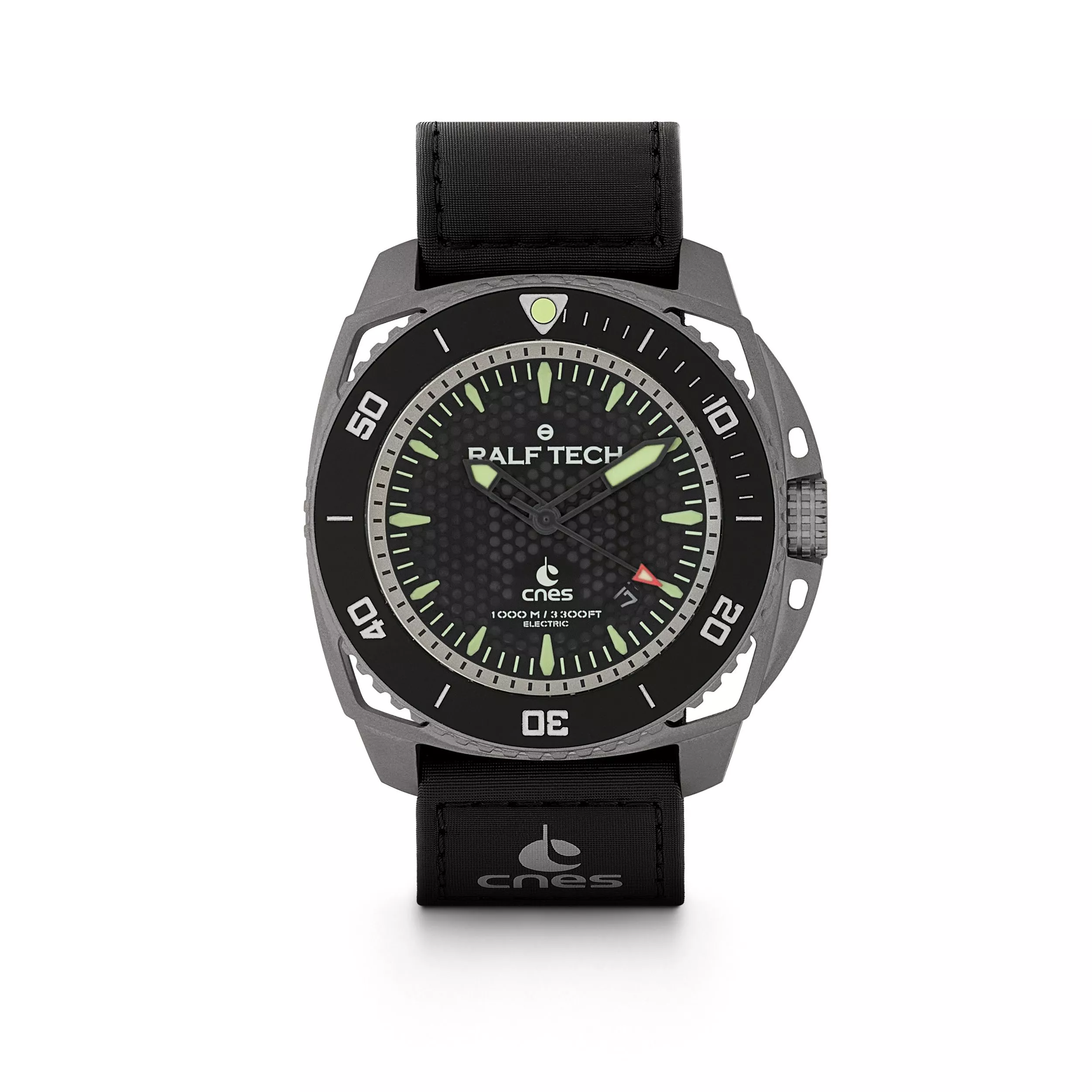 RALF TECH WRX 4102 Electric Space Millenium x CNES – French Electric Titanium Watch – 1000M Limited Edition