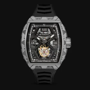 BLACKOUT XP1 TOURBILLON Ti Grade 5 Titanium Flying Tourbillon Watch – 44 × 52 mm