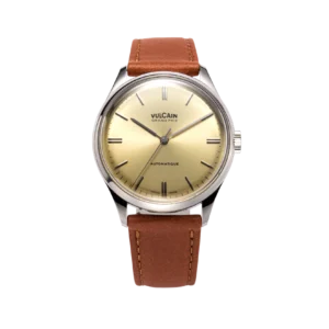 Vulcain Grand Prix Champagne Automatic Dress Watch 39 mm – Ref. 670171A70.BAC207