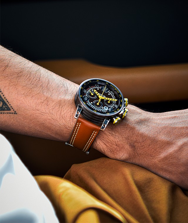 BRM V12-44 Chocolate Automatic Chronograph - Image 3