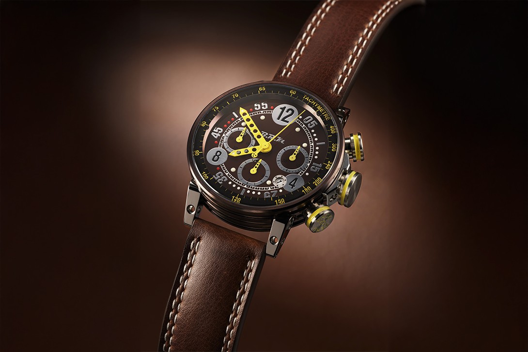 BRM V12-44 Chocolate Automatic Chronograph - Image 6