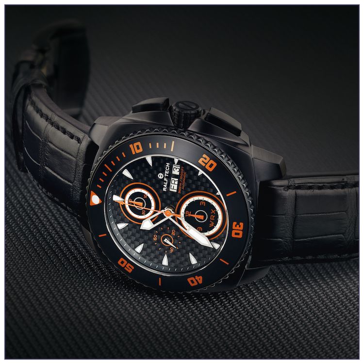 RALF TECH WRX3004 Automatic Chronograph Night – Swiss Made Professional Chronograph – Limited Edition 250 Pieces - Image 2