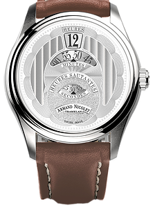 Armand Nicolet M02 Jumping Hour Ref. A746A-AG-P140MR2 Swiss Automatic Jumping Hour Watch – 41 mm