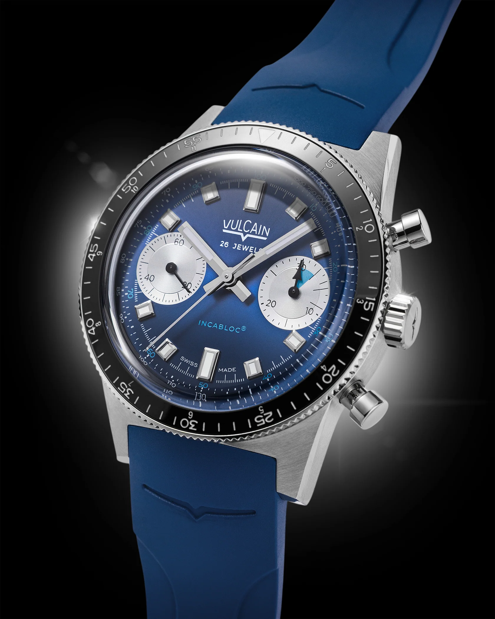Vulcain Skindiver Chronograph Blue 39.7 mm – Ref. 590176B37.BAR258 - Image 2