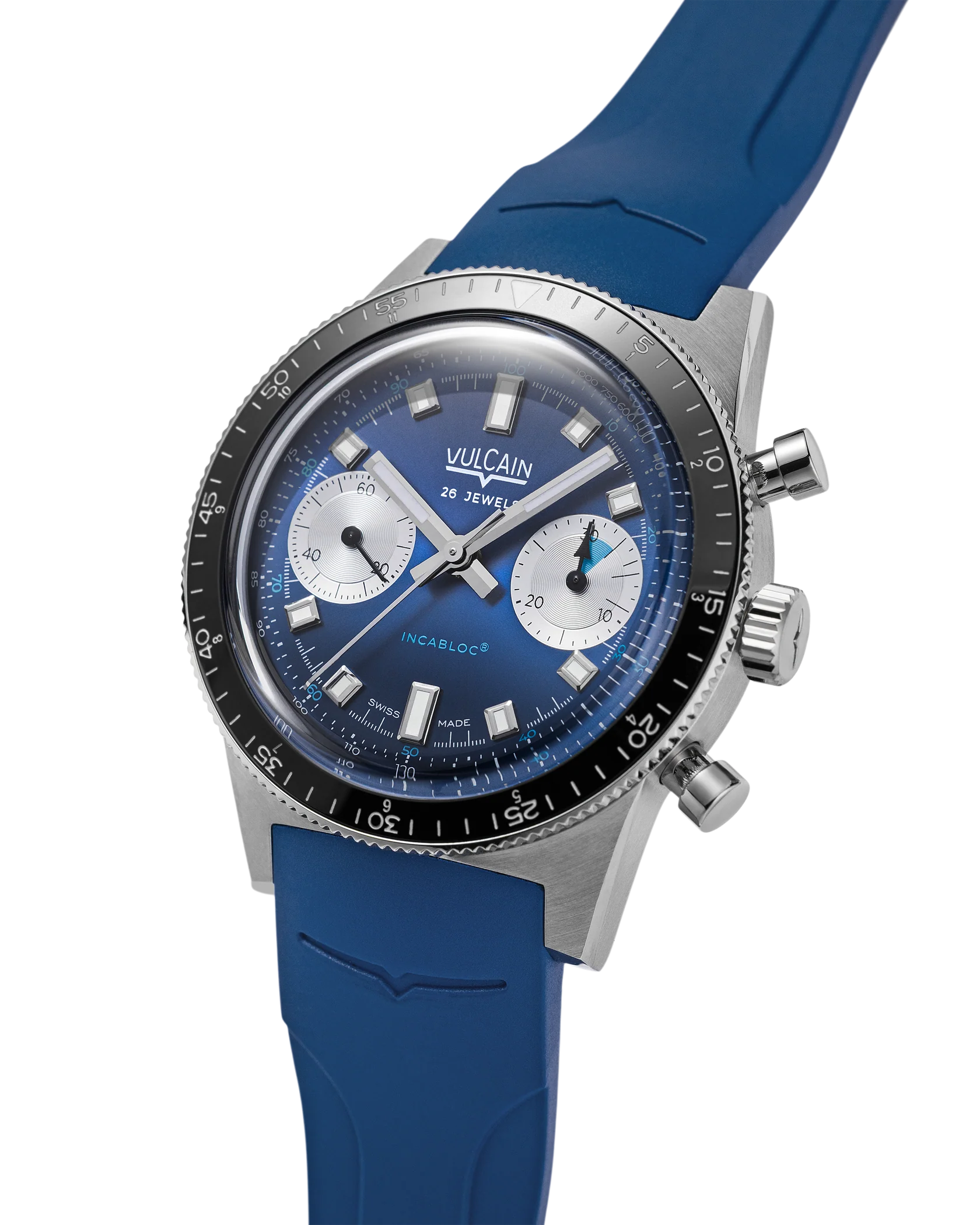 Vulcain Skindiver Chronograph Blue 39.7 mm – Ref. 590176B37.BAR258 - Image 3
