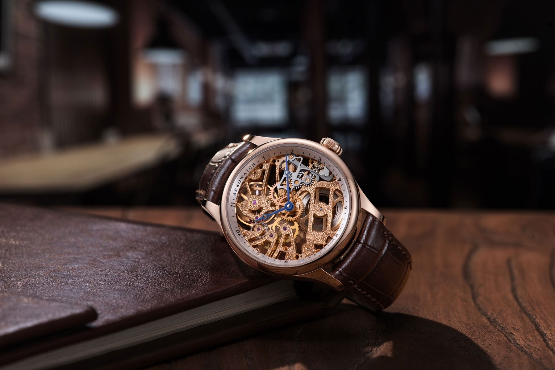 Aerowatch Renaissance A 50981 RO02 Classic Skeleton 43 mm – Fine Swiss Mechanical Watch - Image 4