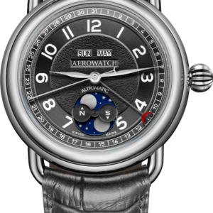 Aerowatch 1942 Complete Calendar 42 mm A 91108 AA02 – Swiss Automatic Watch