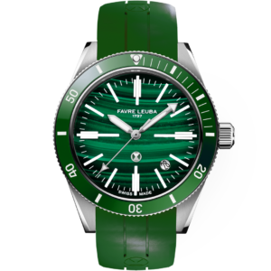 Favre Leuba Deep Raider Renaissance Malachite 00.20308.101.51.303 – 40 mm Automatic Diver 300 m