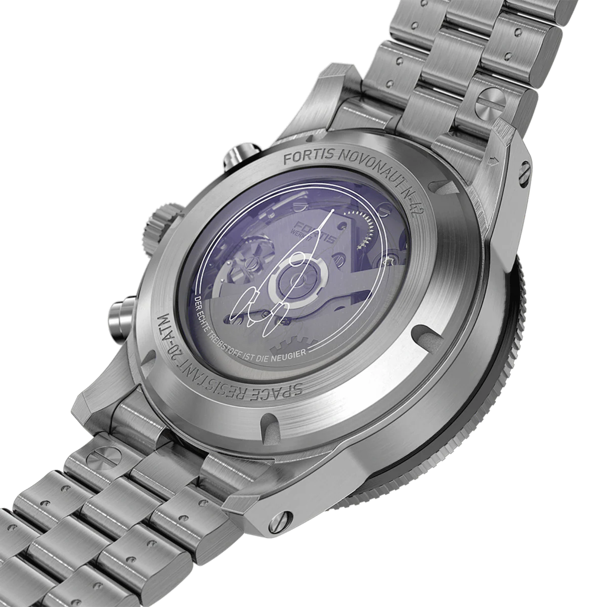 Fortis Novonaut N-42 Cobalt Blue 42 mm Ref. F2040012 - Image 2