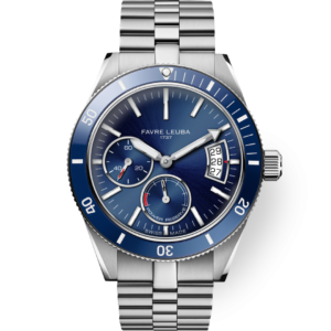 Favre Leuba Deep Raider Power Reserve Blue 40 mm Ref. 00.20310.109.02.200 – Swiss Automatic 300 m Diver