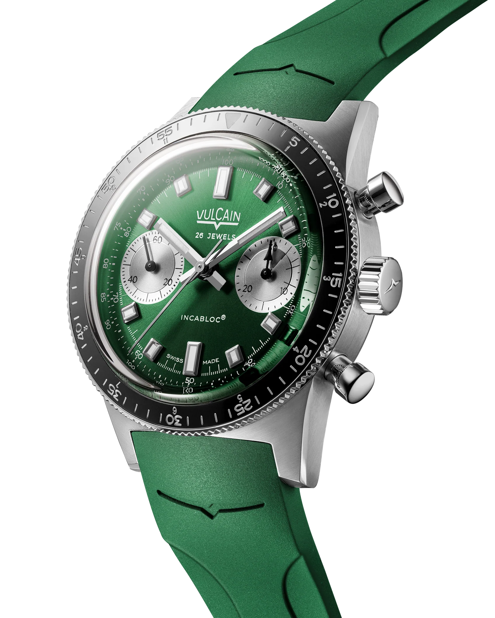 Vulcain Skindiver Chronograph Green 39.7 mm Ref. 590176BK7.BAR253 - Image 2