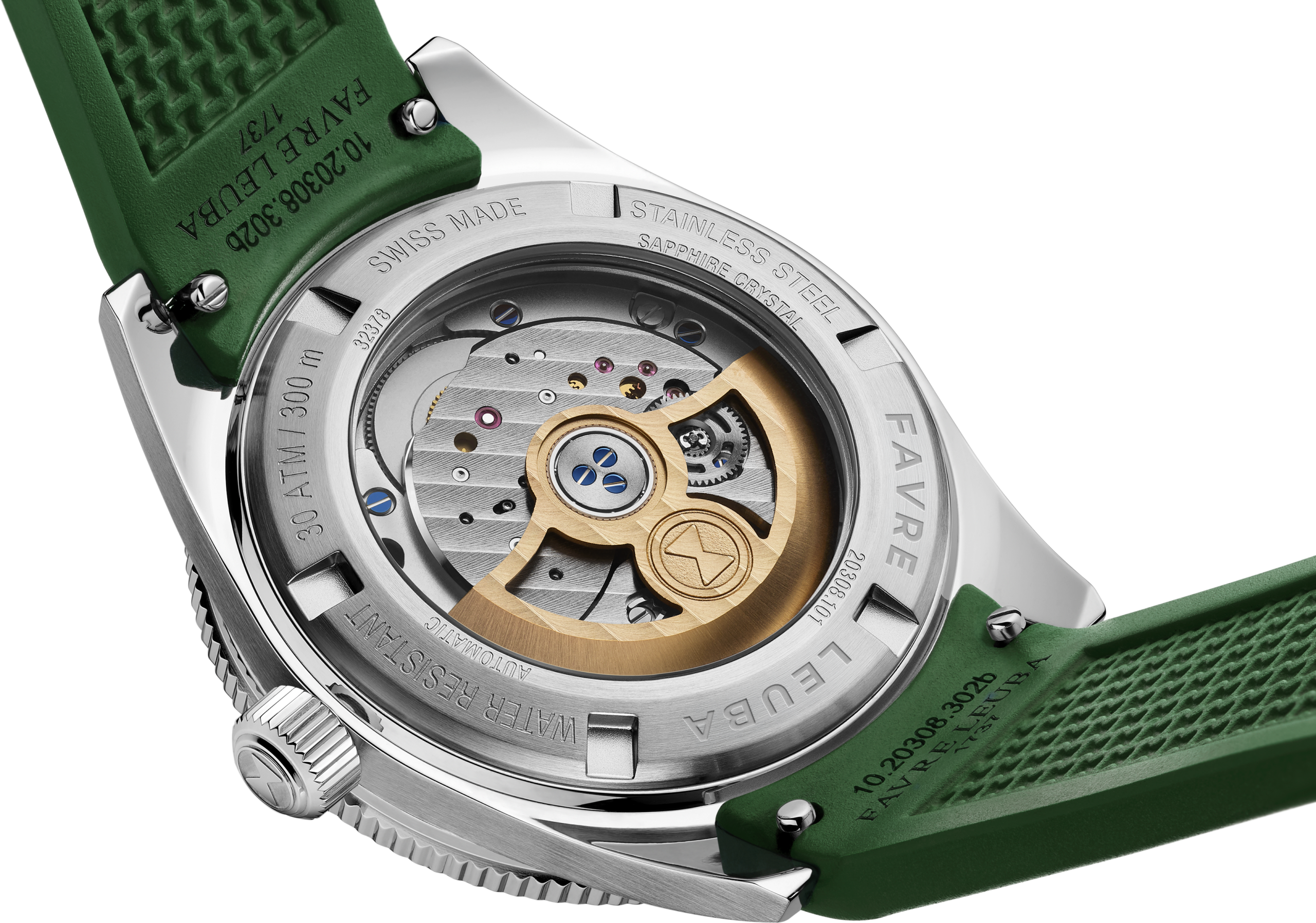 Favre Leuba Deep Raider Renaissance Malachite 00.20308.101.51.303 – 40 mm Automatic Diver 300 m - Image 8