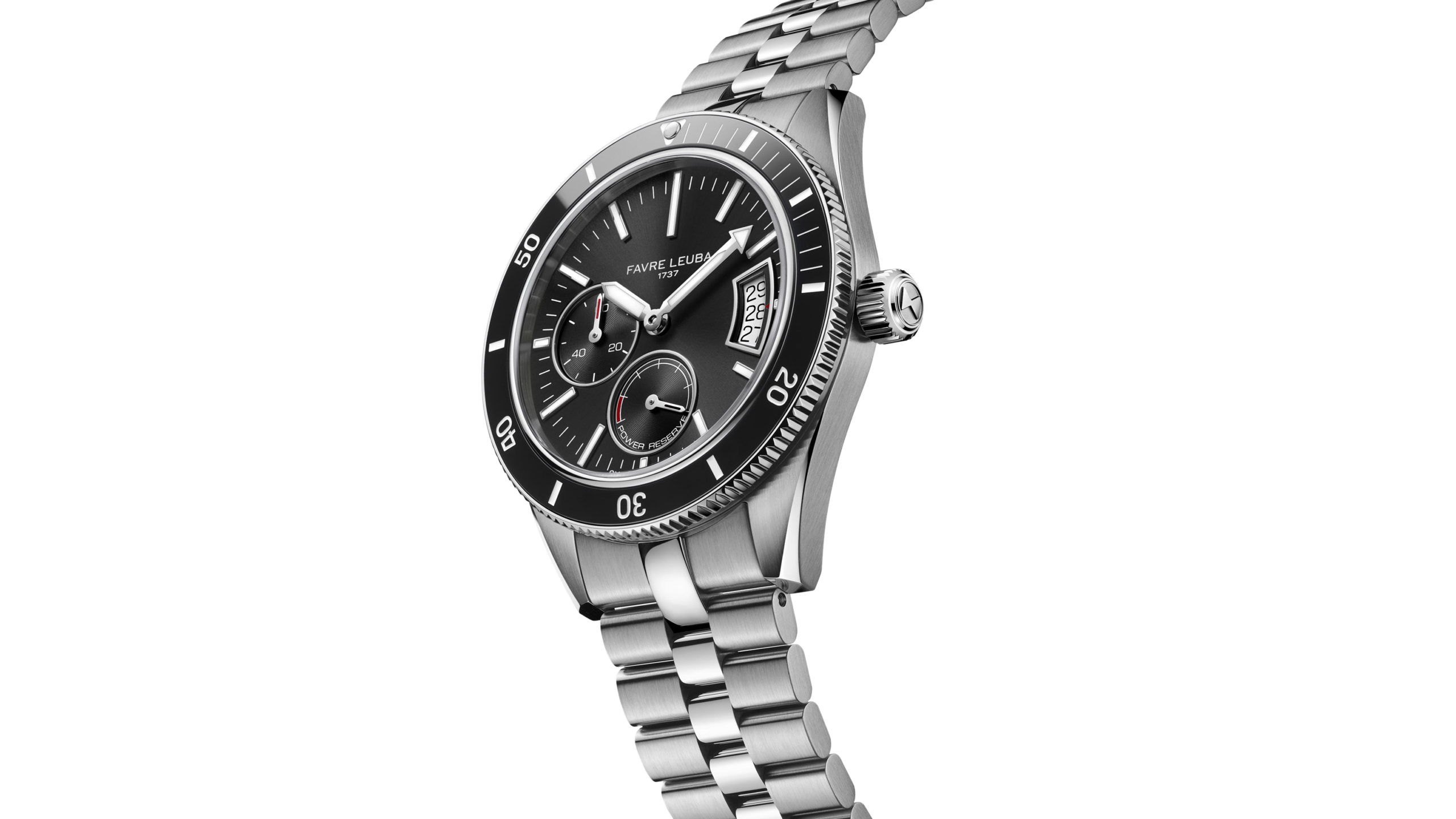 Favre Leuba Deep Raider Power Reserve 40 mm Ref. 00.20310.109.01.200 – Swiss Automatic 300 m Diver - Image 4