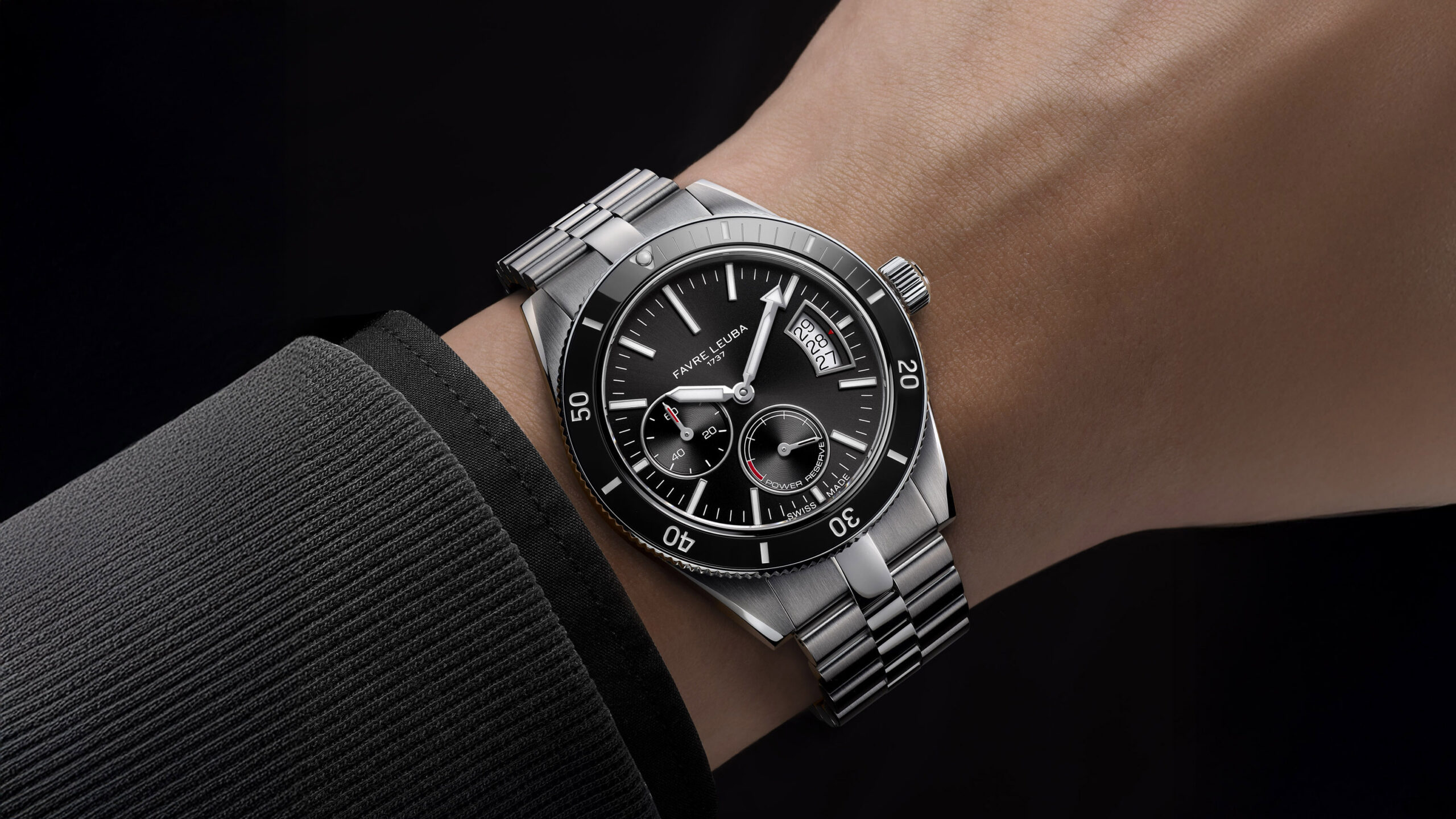 Favre Leuba Deep Raider Power Reserve 40 mm Ref. 00.20310.109.01.200 – Swiss Automatic 300 m Diver - Image 7