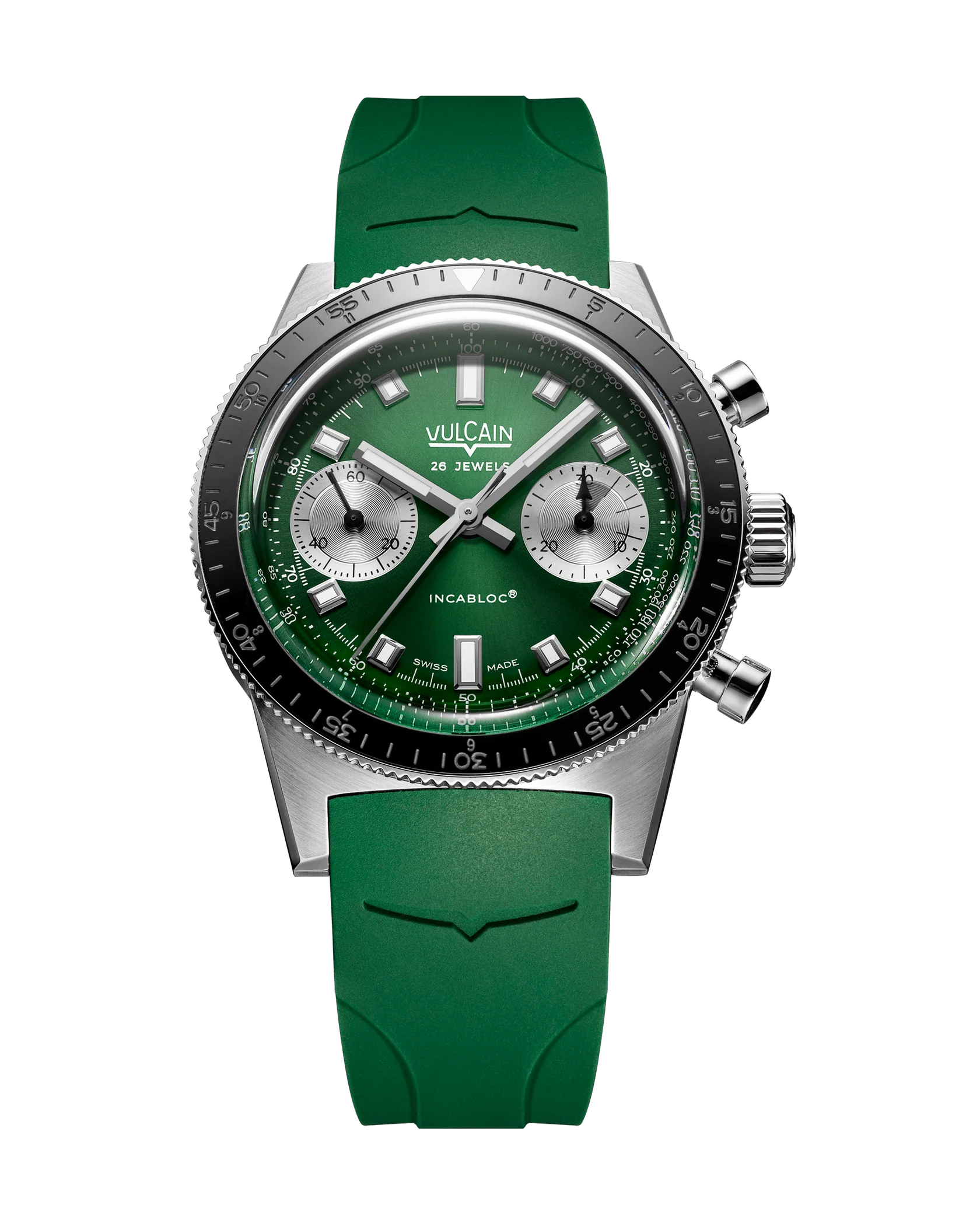 Vulcain Skindiver Chronograph Green 39.7 mm Ref. 590176BK7.BAR253